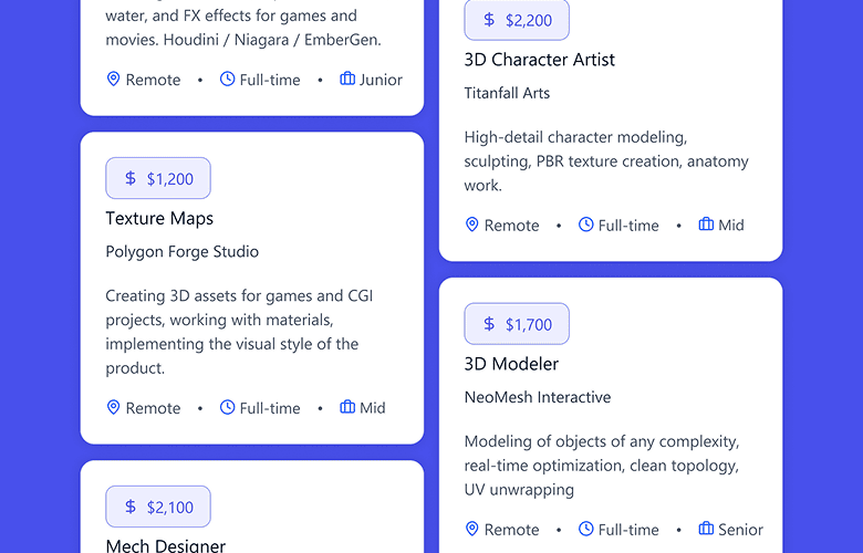 Попит на моделювання в 3Ds Max росте щомісяця